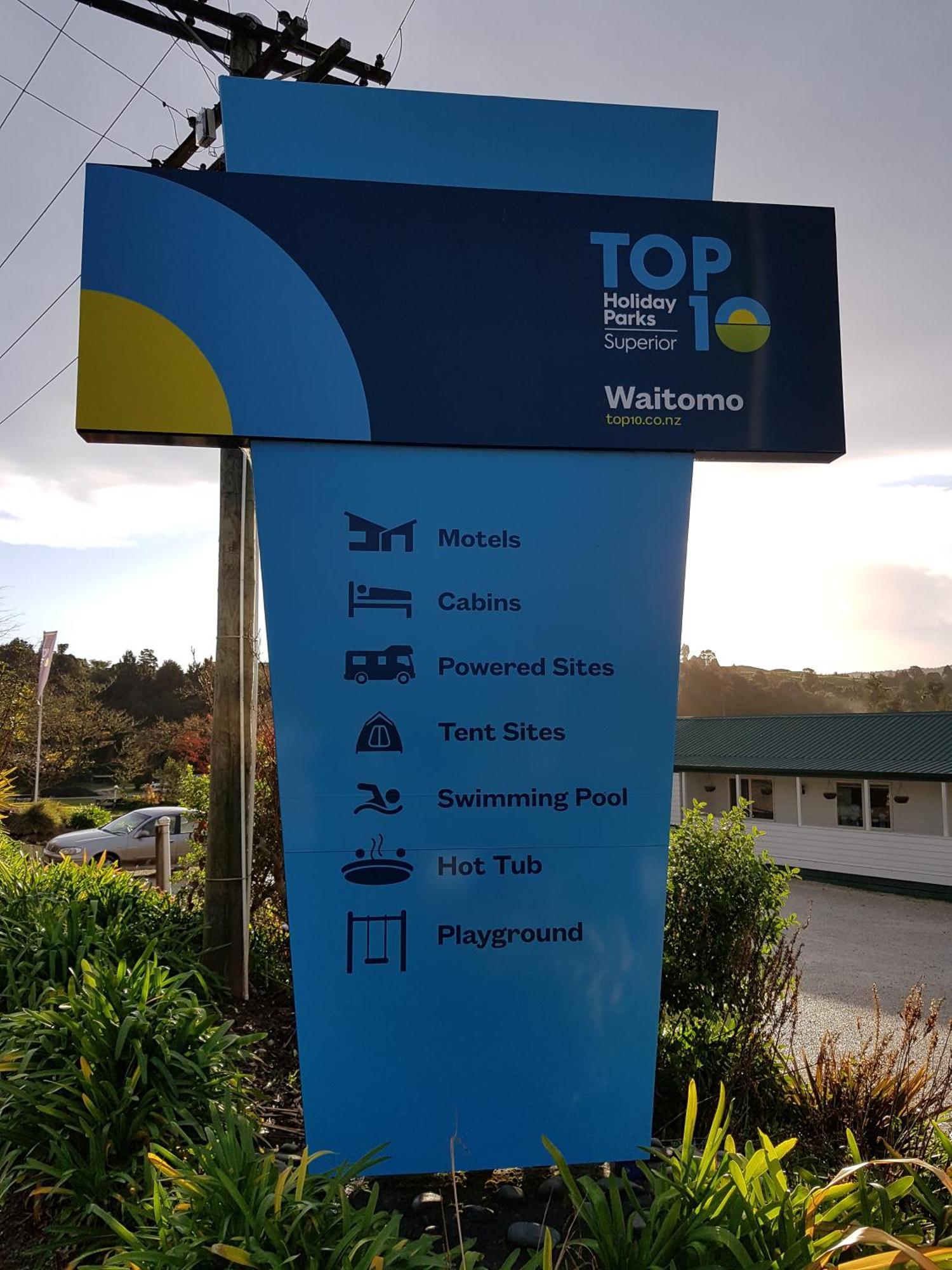 Waitomo Top 10 Holiday Park Waitomo Caves Dış mekan fotoğraf